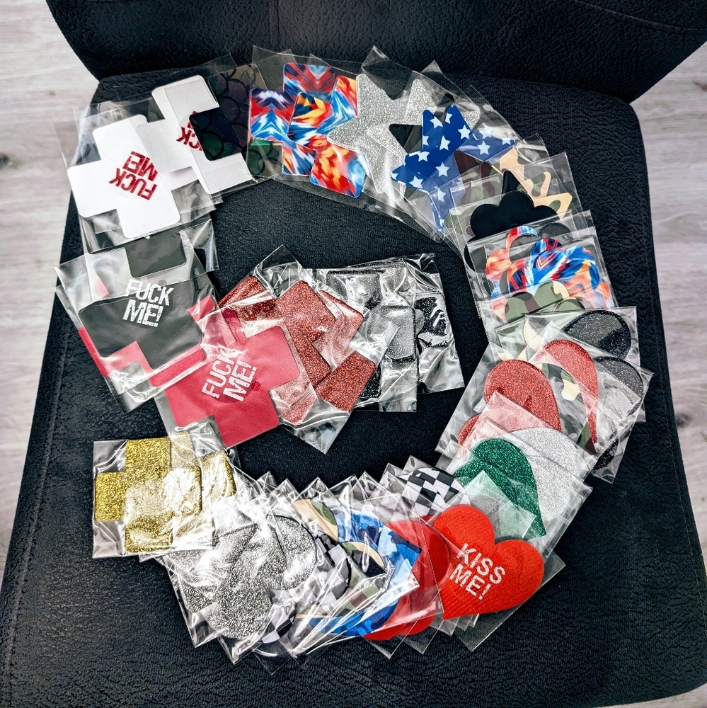 SOLD 53 Pairs Assorted Pasties 3